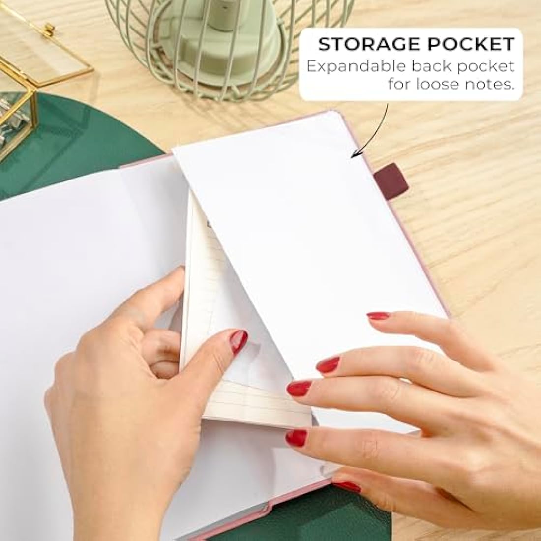 Clever Fox Dotted Journal 2.0 – A5 Dot Grid Notebook, Rose Gold