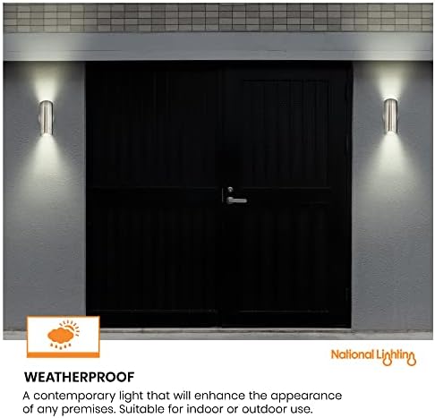 Marine Grade Stainless Steel Outdoor IP65 Up Down Wall Light