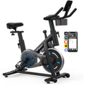 MERACH Stationary Exercise Bike – Quiet Indoor Cycling with App & LED