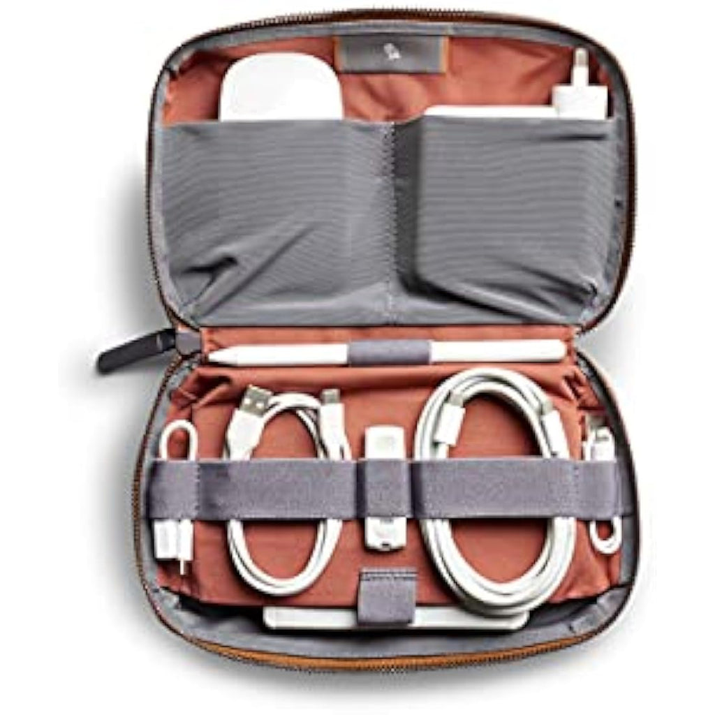 Bellroy Tech Kit – Recycled Water-Resistant Electronics Organizer (Bronze)