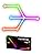 RGB LED Wall Light – Smart Modular Gaming Lights (6 Pack)