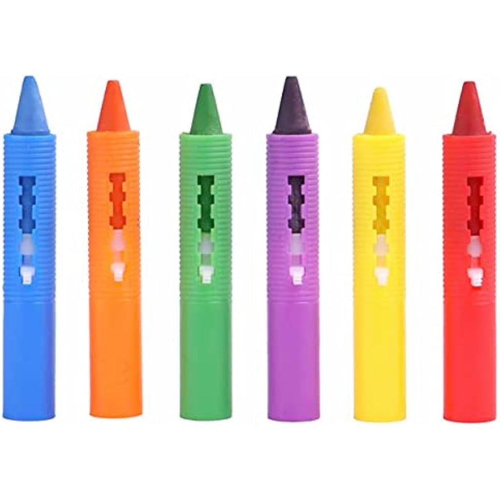 Washable Bath Crayons – Non-Toxic Kids Drawing Toy, 6 Pack