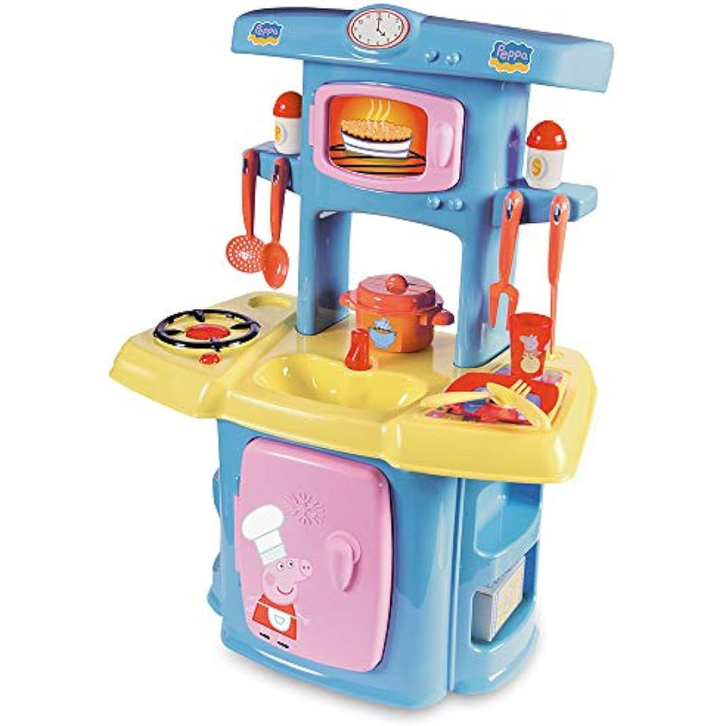 Smoby Peppa Pig Mi Cocina de Juguete con 13 Accesorios para Niños