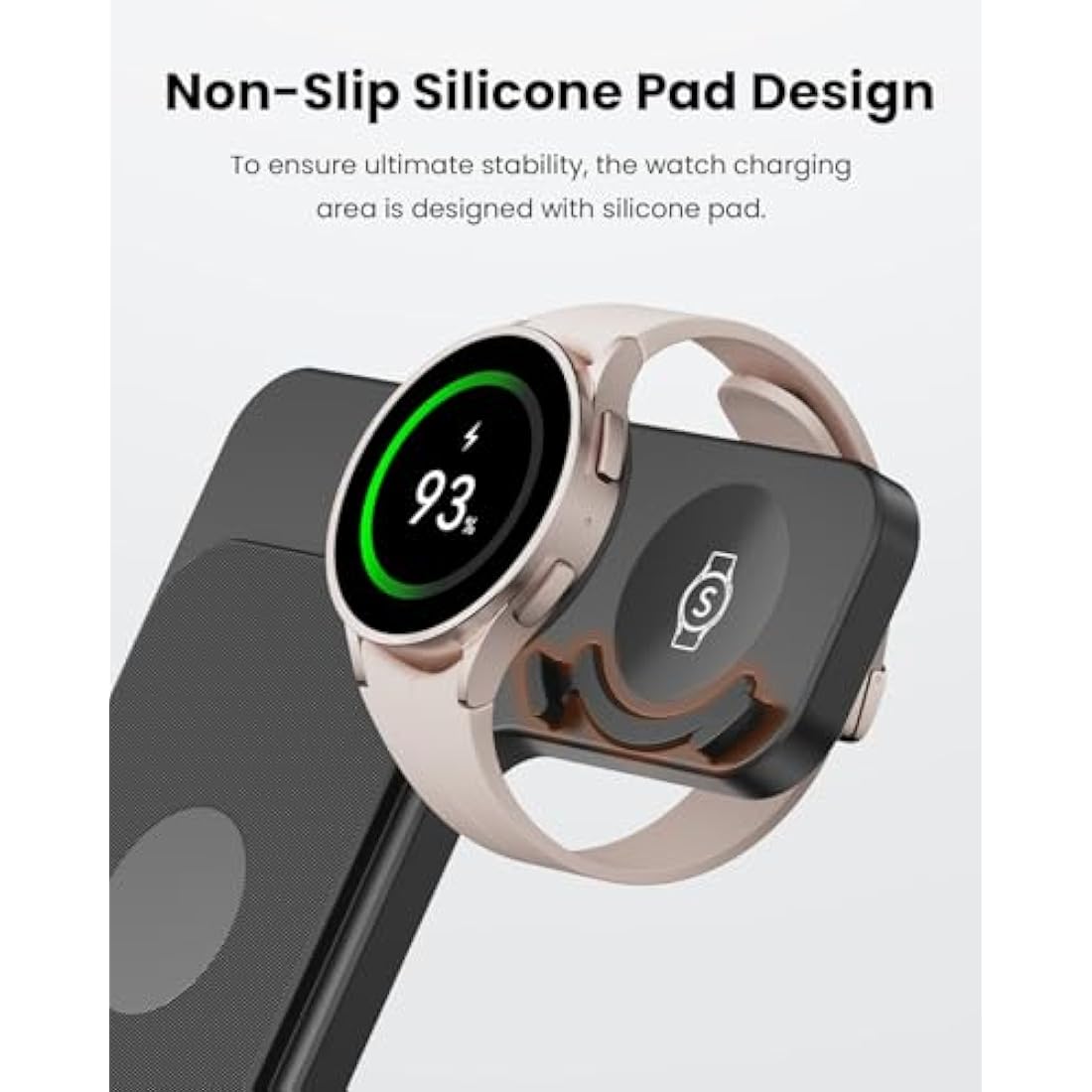 GEEKERA 3-in-1 Foldable Wireless Charger for Samsung Galaxy Watch & Buds