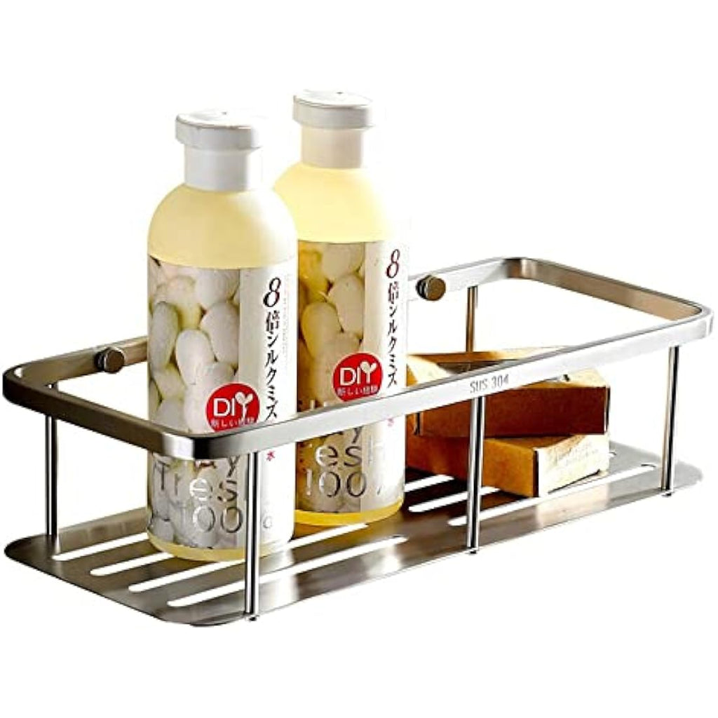 Konhard Rustproof Stainless Steel Corner Shower Caddy Wall Bracket