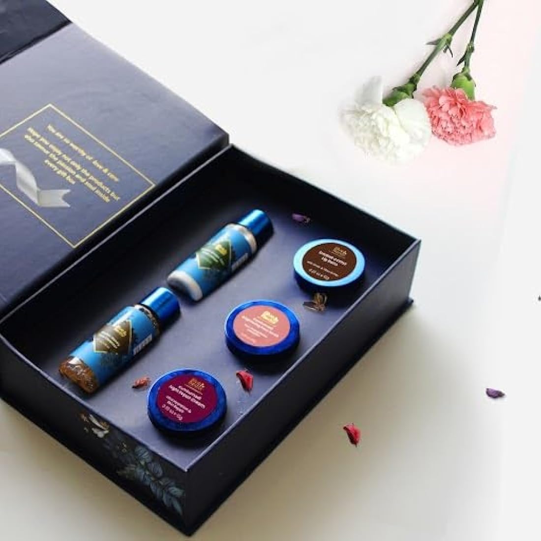 Blue Nectar Ayurvedic Skincare Gift Set - 5pc Face Care Kit for All Skin