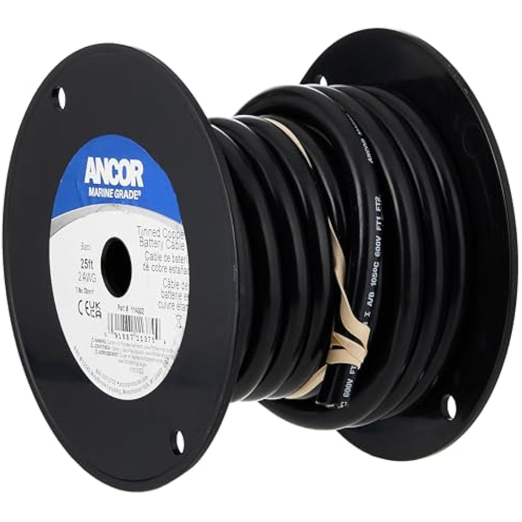 Ancor Marine Grade Primary Wire - Tinned Copper Battery Cable, 600V