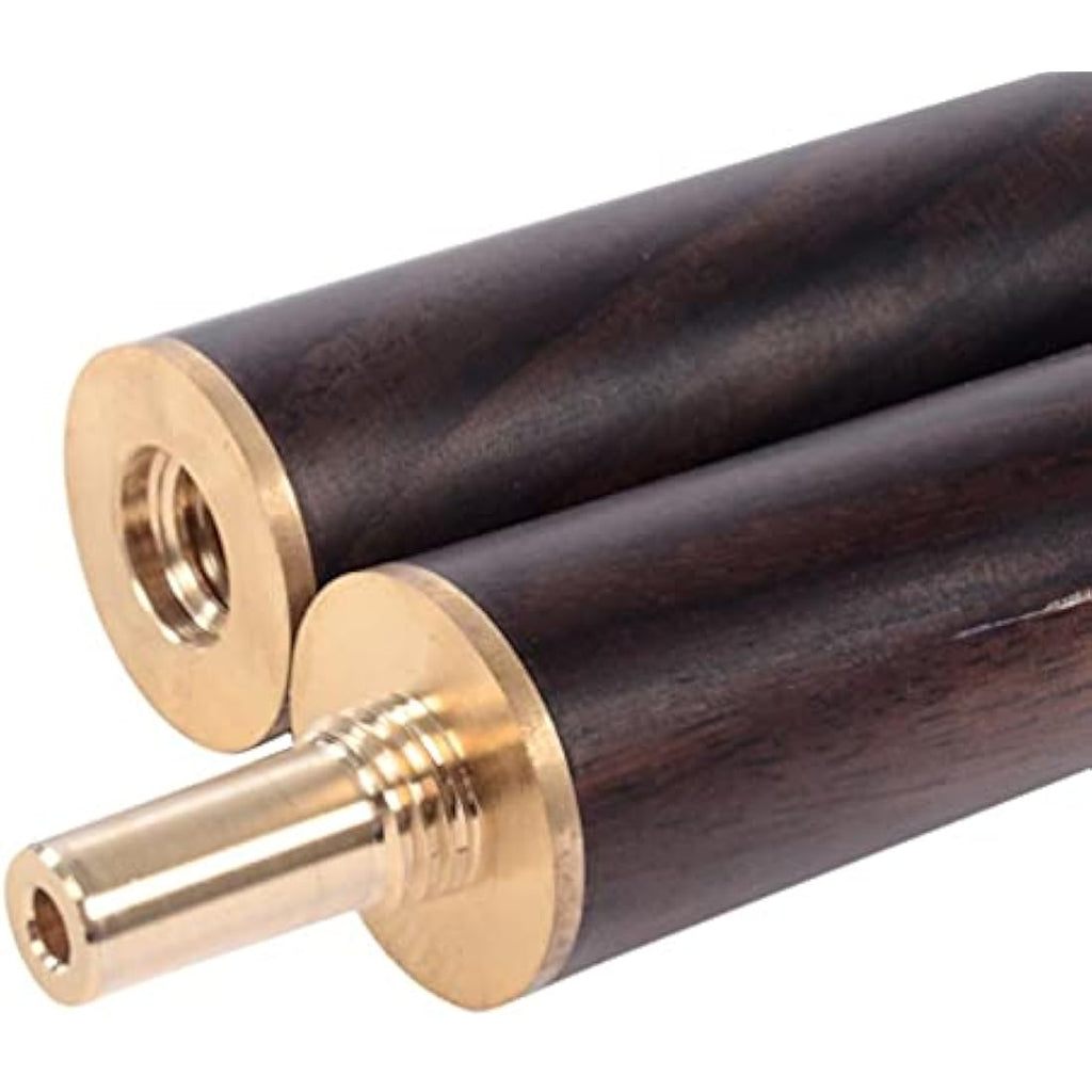 CUESOUL 57" Rosewood 3/4 Snooker Cue Set with Case and Extension
