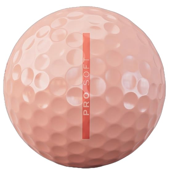 Vice Golf Pro Soft Hue Peach Parfait Urethane Golf Balls - 3 Piece