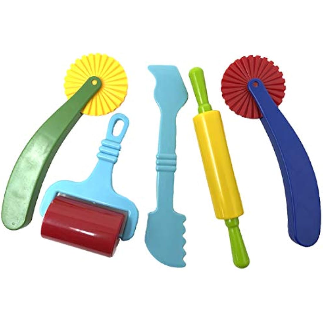 Jolof Store Playdough Set – 5 Piece Dough Tools & Cutters for Toddlers