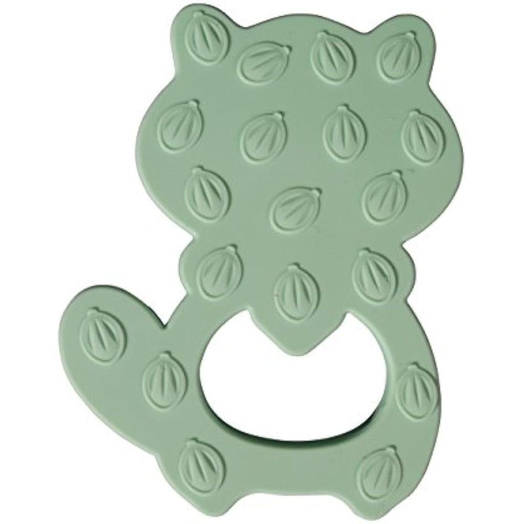 Raccoon Silicone Teether – BPA Free Sensory Chewelry, Mint