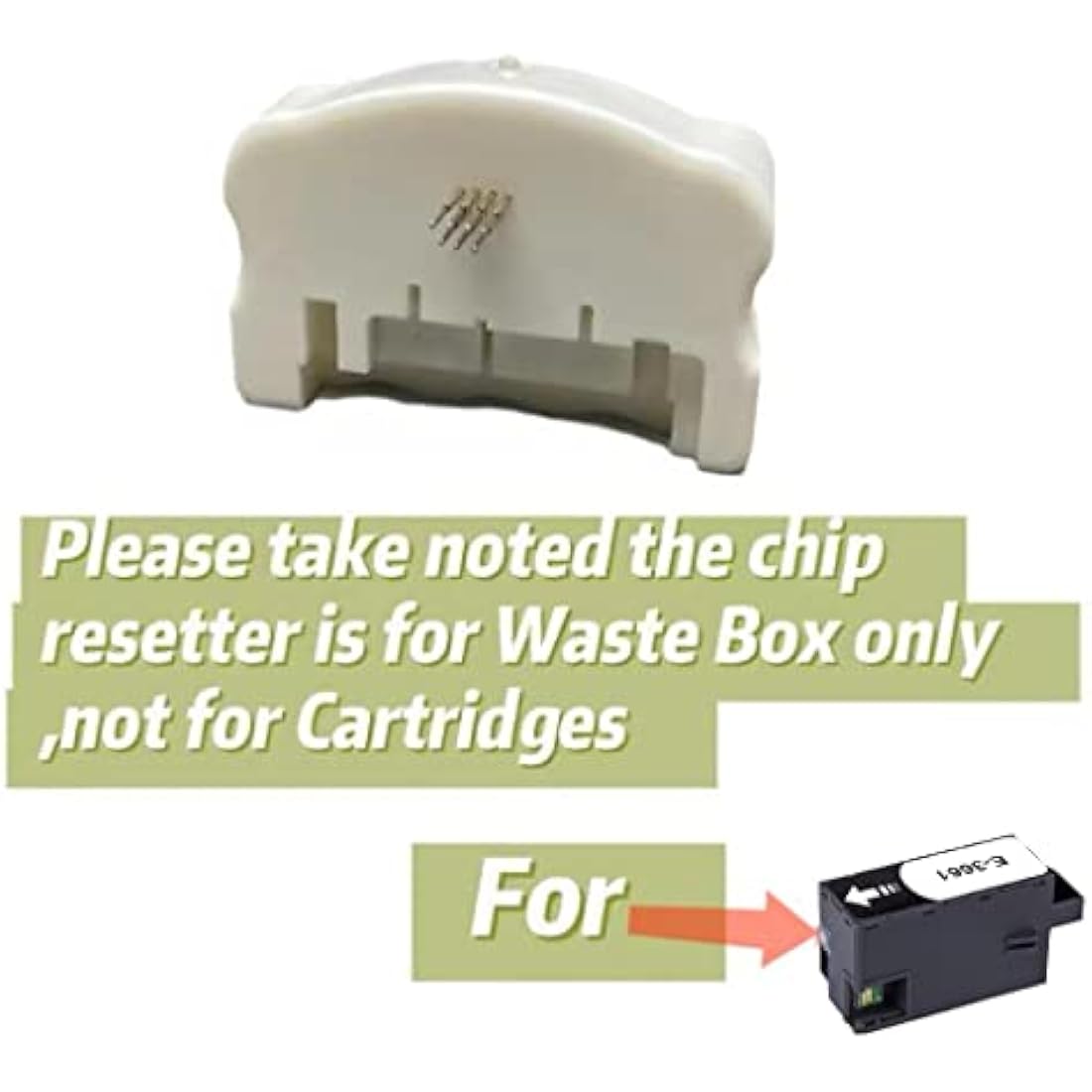 Goprint T3661 Maintenance Ink Tank Chip Resetter for Epson XP-15000 XP-6000