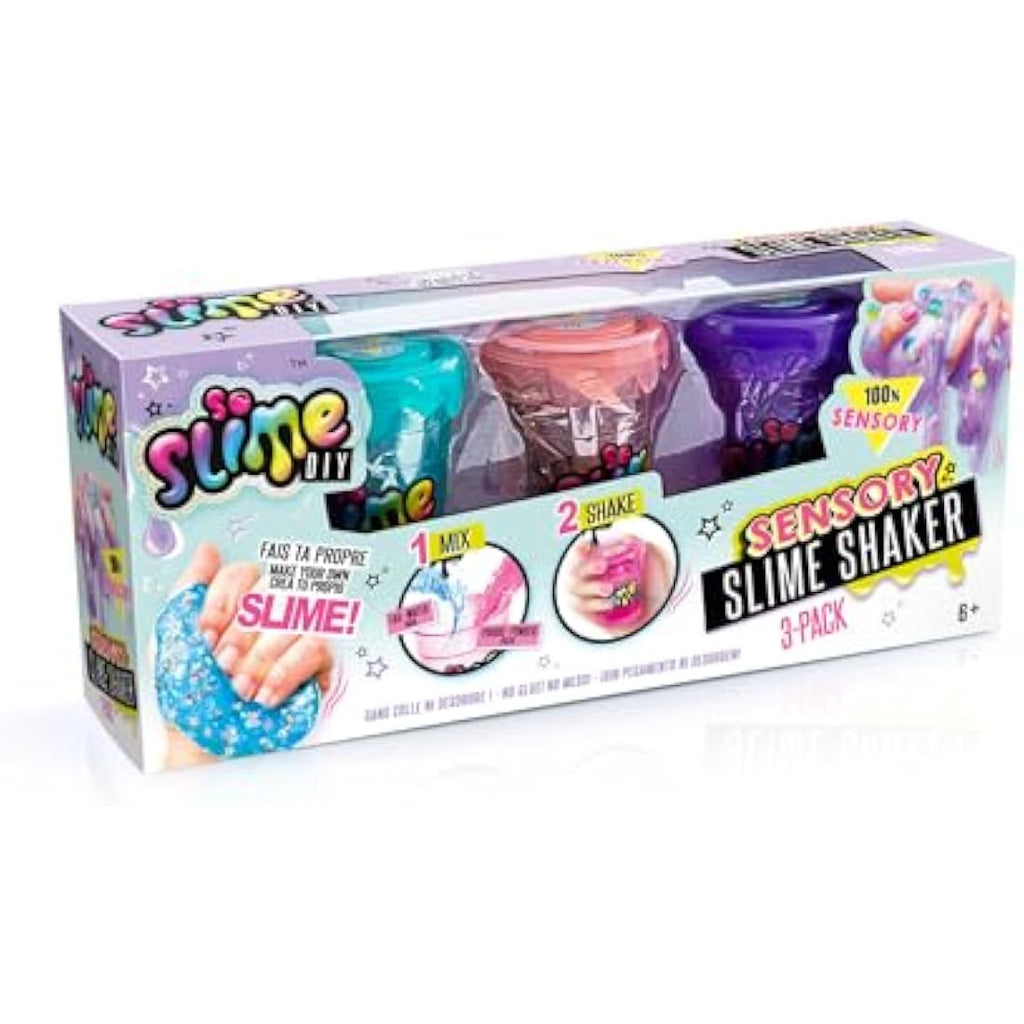 So Slime DIY Shakers 3-Pack – No Glue Slime Kit with Surprise Figures