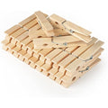 Jolof Store 100PCS Wooden Pegs – 7.2CM Strong Laundry & Craft Clips