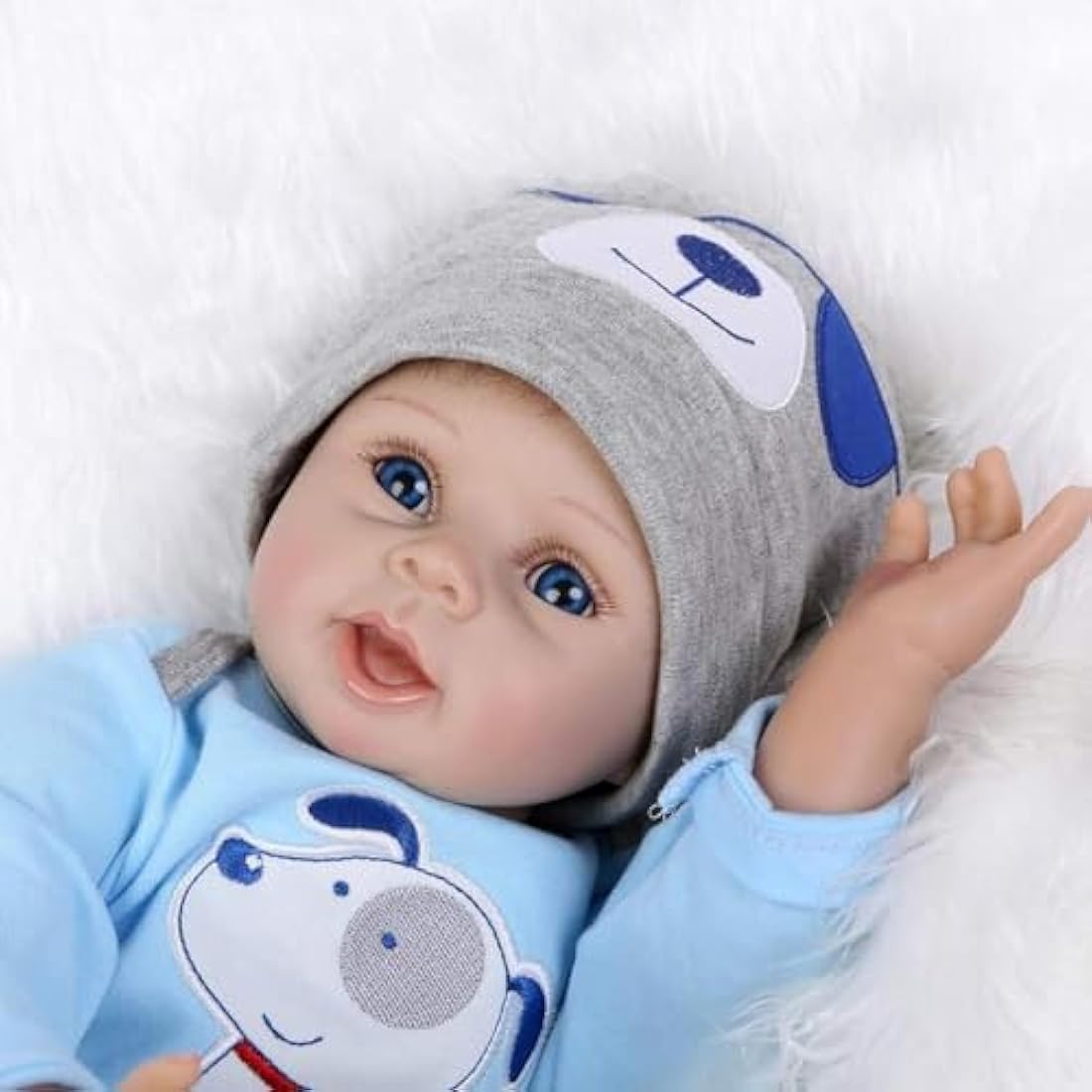 ZIYIUI 22 Inch Reborn Baby Doll | Realistic Silicone Vinyl Handmade Toy