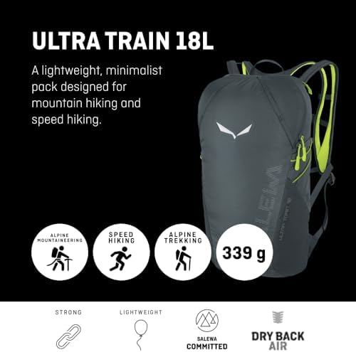 Salewa Ultra Train 18L Backpack – Lightweight Unisex Hiking Pack