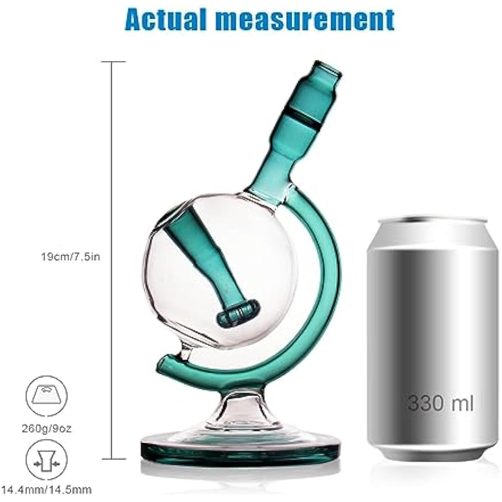 Jolof Store Glass Bong – 25cm Tornado Percolator Borosilicate Water Pipe