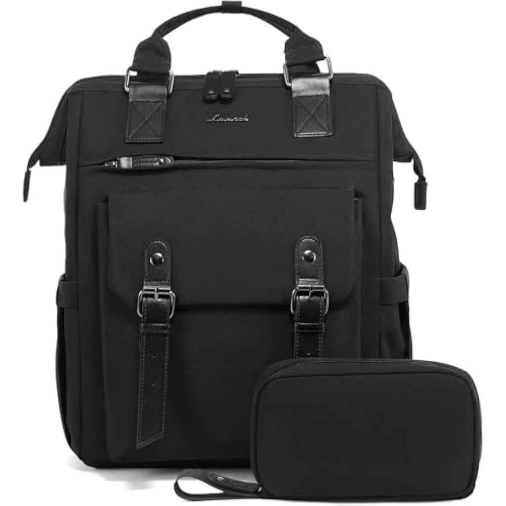 LOVEVOOK 17-Inch Laptop Backpack for Women | Water-Resistant USB Work Bag