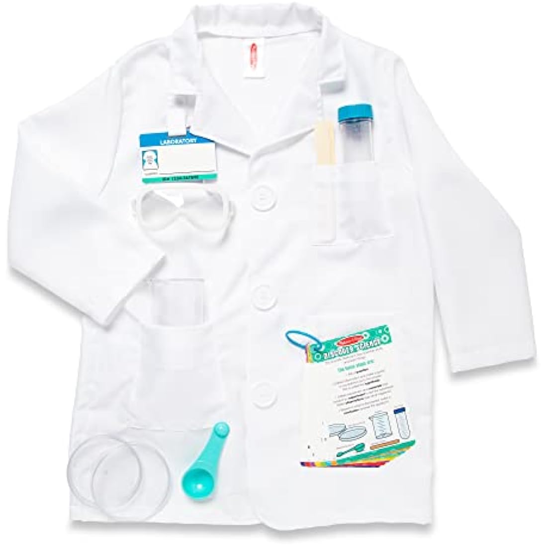 Melissa & Doug Scientist Role Play Costume Set with Lab Coat - Ages 3-6