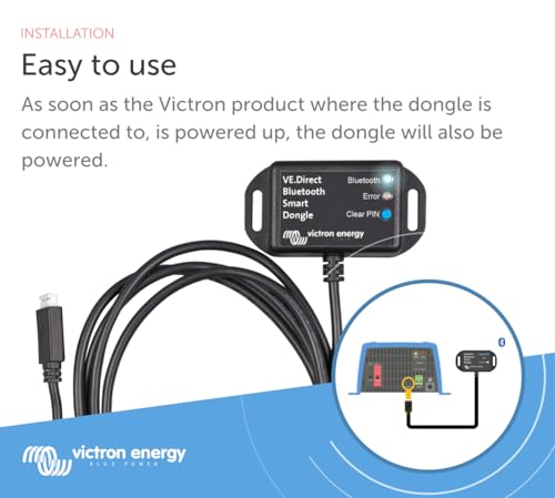 Victron Energy VE.Direct Bluetooth Smart Dongle for BMV & MPPT Monitoring
