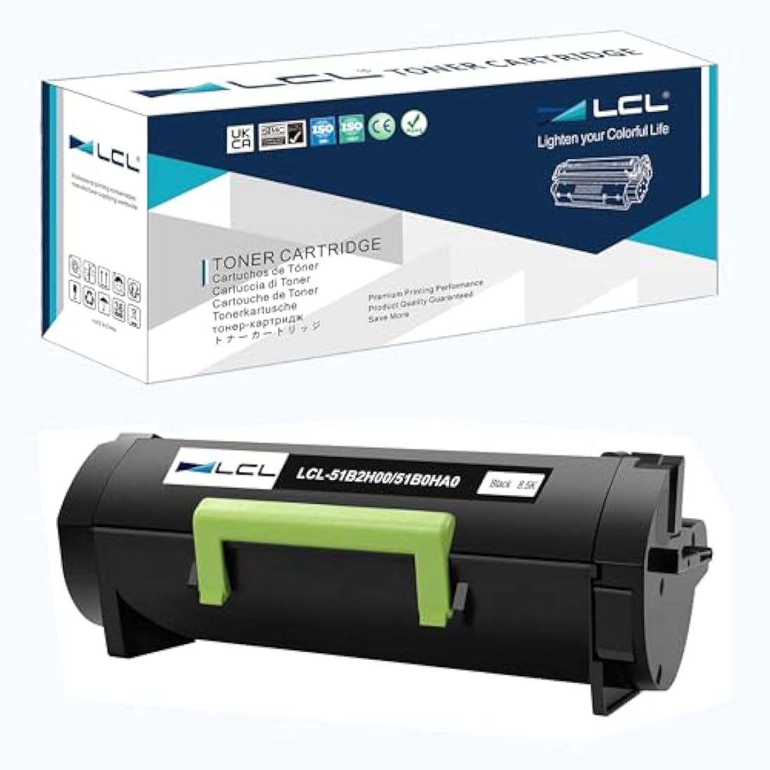LCL 51B2H00 High Yield Black Toner Cartridge for Lexmark MS417 MS517 MX617