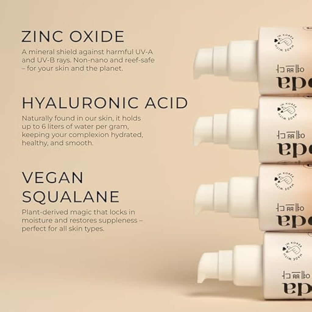 Yepoda Tinted Mineral Sunscreen SPF 50 | Zinc Oxide & Hyaluronic Acid