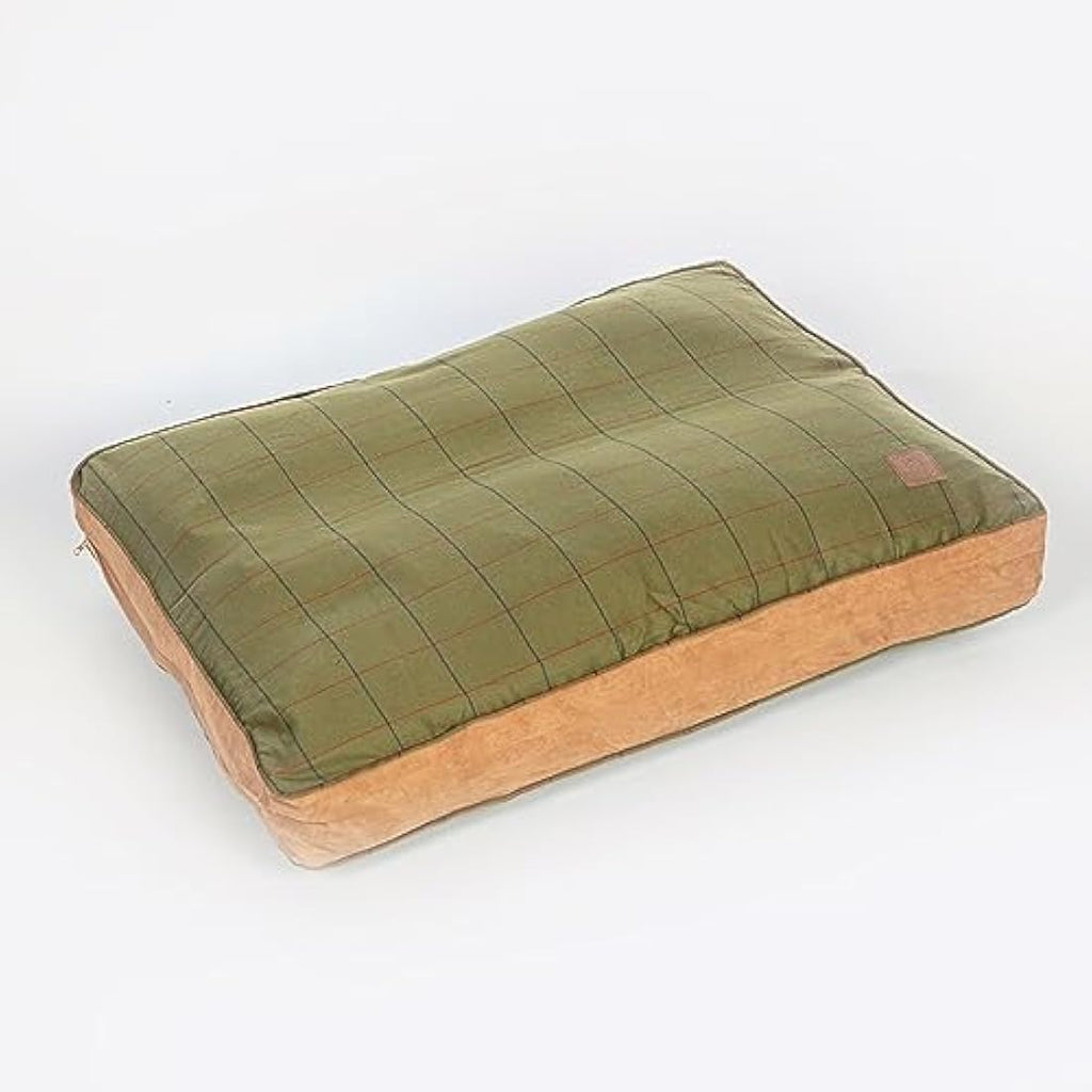 Danish Design Hunter Tweed Dog Box Duvet – Washable Brown Bed Medium