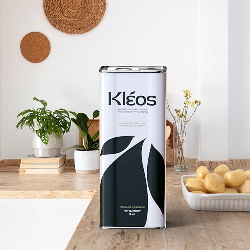 Kleos Extra Virgin Olive Oil – 5L Cold-Pressed Greek Koroneiki Olives
