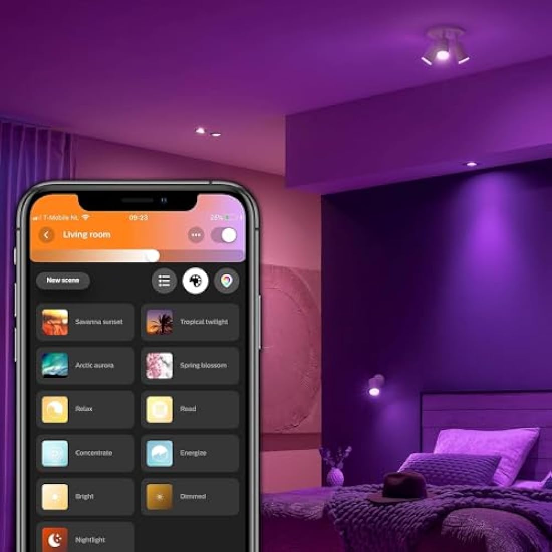 Philips Hue Smart Ceiling Light – White Bluetooth & Voice Control