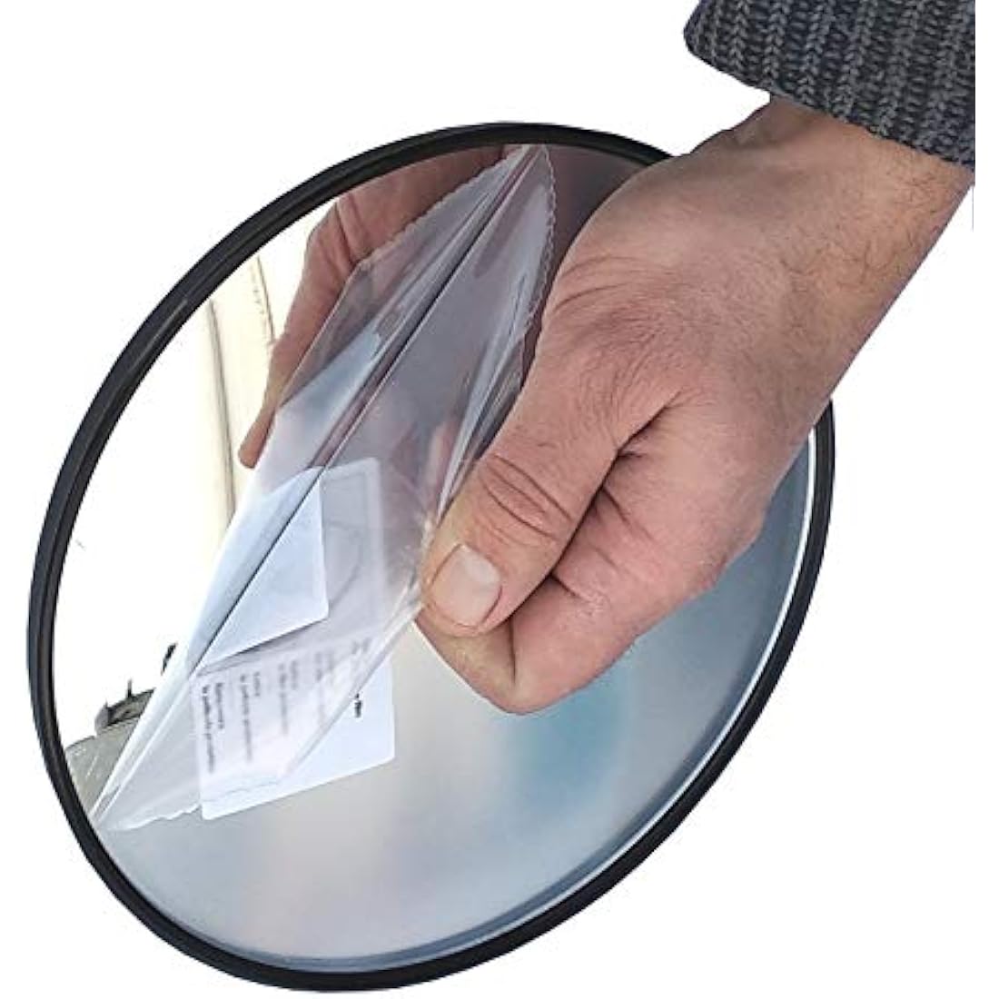 SNS SAFETY Convex Traffic Mirror | 22cm Wide-Angle Safety Mirror