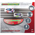 Micro Scalextric Mains Powered Track Piece - Silver Slot Car Accessory