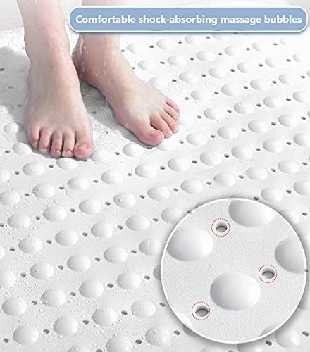 Stafeny Non-Slip Shower Mat for Inside the Non-Slip Anti-Mould Rubber Shower Mat White, 50x80cm - image 3