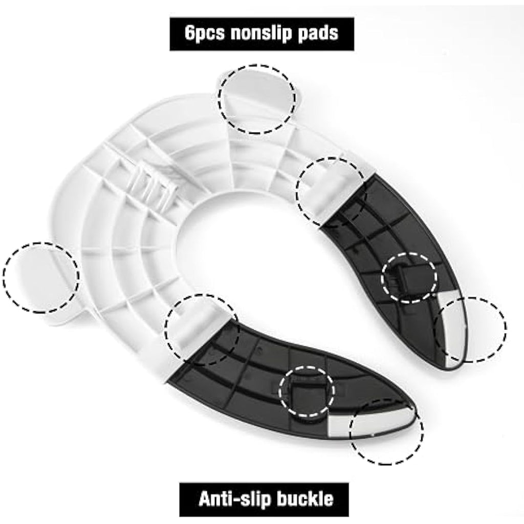 PandaEar Foldable Potty Training Seat – Portable Silicone Toilet Cover