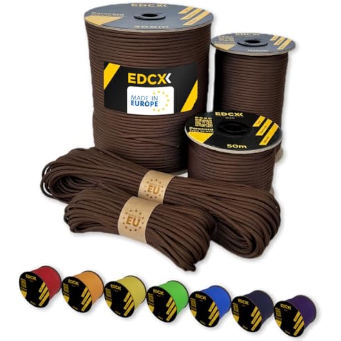 EDCX 550 Paracord Type III – 4mm Nylon Rope for DIY, Camping & Survival