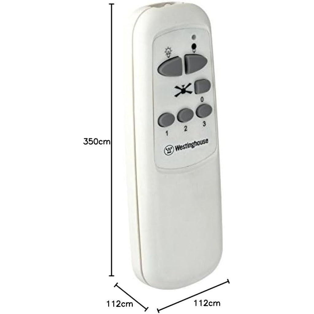 Westinghouse Halley 112cm White Indoor Ceiling Fan with Remote