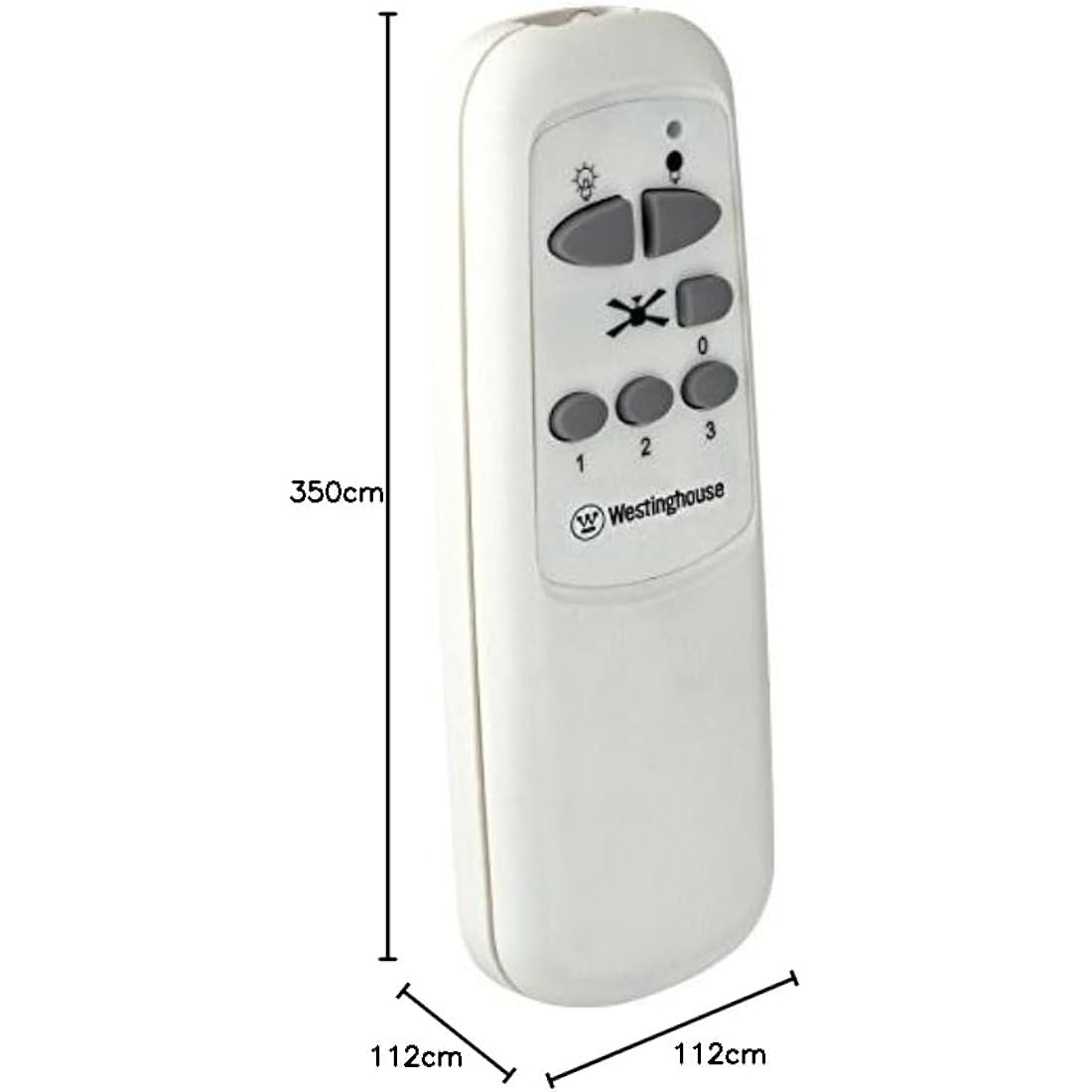 Westinghouse Halley 112cm White Indoor Ceiling Fan with Remote