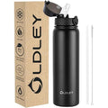 OLDLEY 1L Stainless Steel Water Bottle – Vacuum Insulated Leakproof Flask