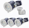 Jolof Store 4-Pack Fire Rated GU10 LED Downlights | 3000K Warm White