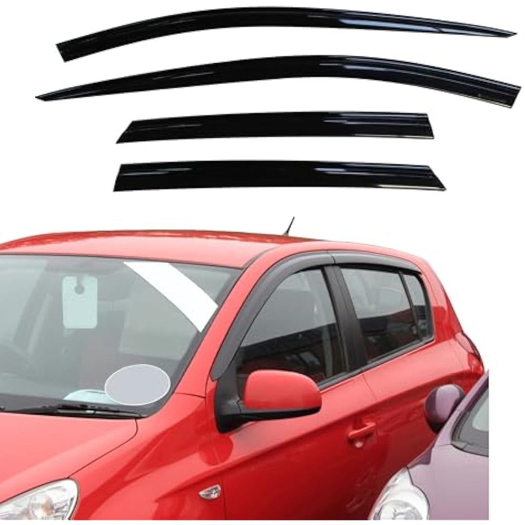 Auto Clover Wind Deflectors for Hyundai i20 2008-2014 | 4-Piece Set