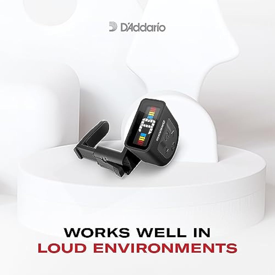 D'Addario NS Micro Headstock Tuner – Compact Chromatic Guitar Tuner