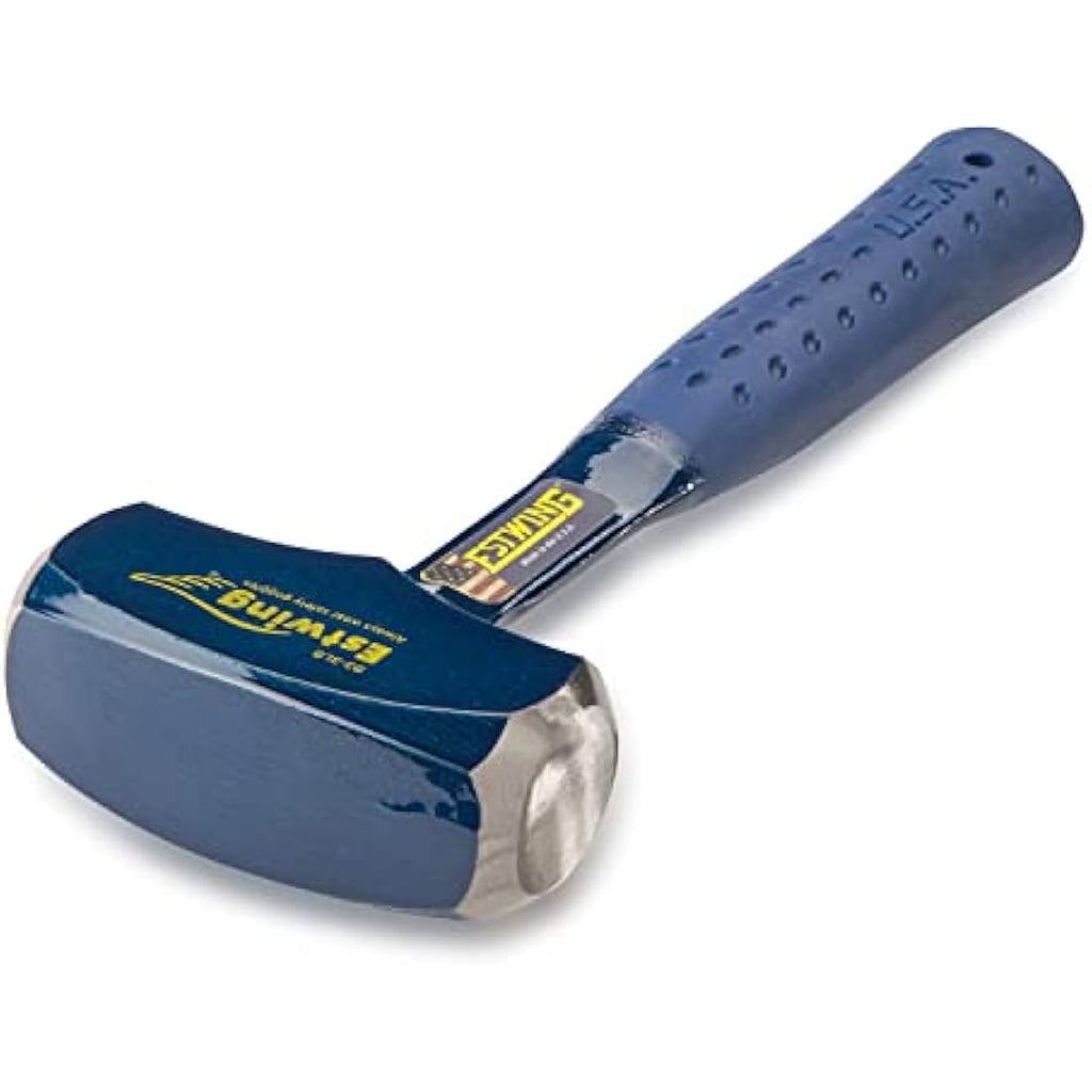 Estwing 3lb Club Hammer – Forged Steel with Blue Shock Reduction Grip