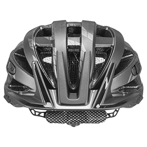 uvex i-vo cc Bike Helmet – Lightweight All-Round Cycling – Black – 52-57cm
