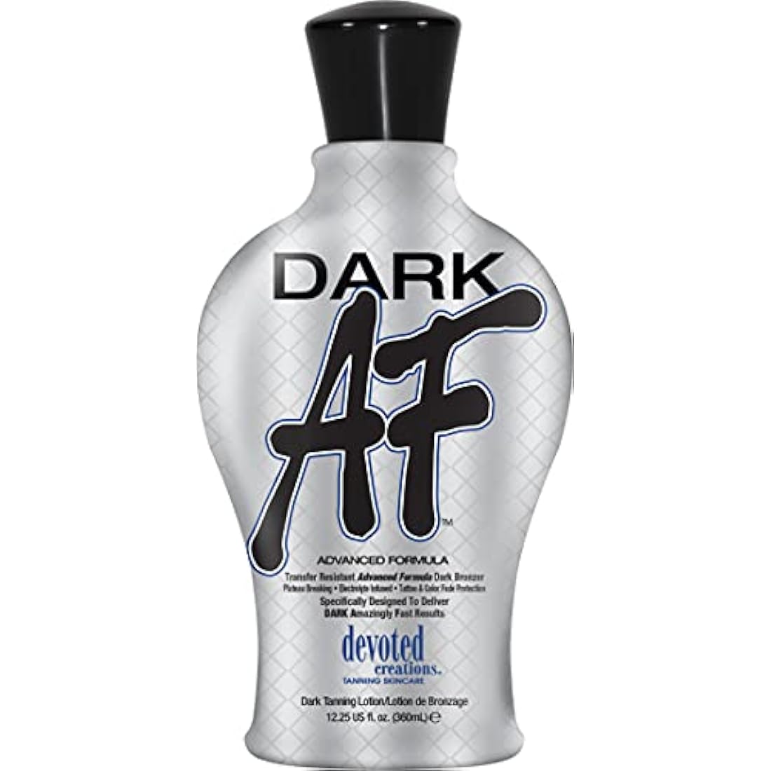 Devoted Creations Dark AF Tanning Lotion - DHA Bronzer BB Creme 12.25oz