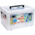 Gifhomfix Extra Large First Aid Box | 20 Quart Clear Medicine Organiser