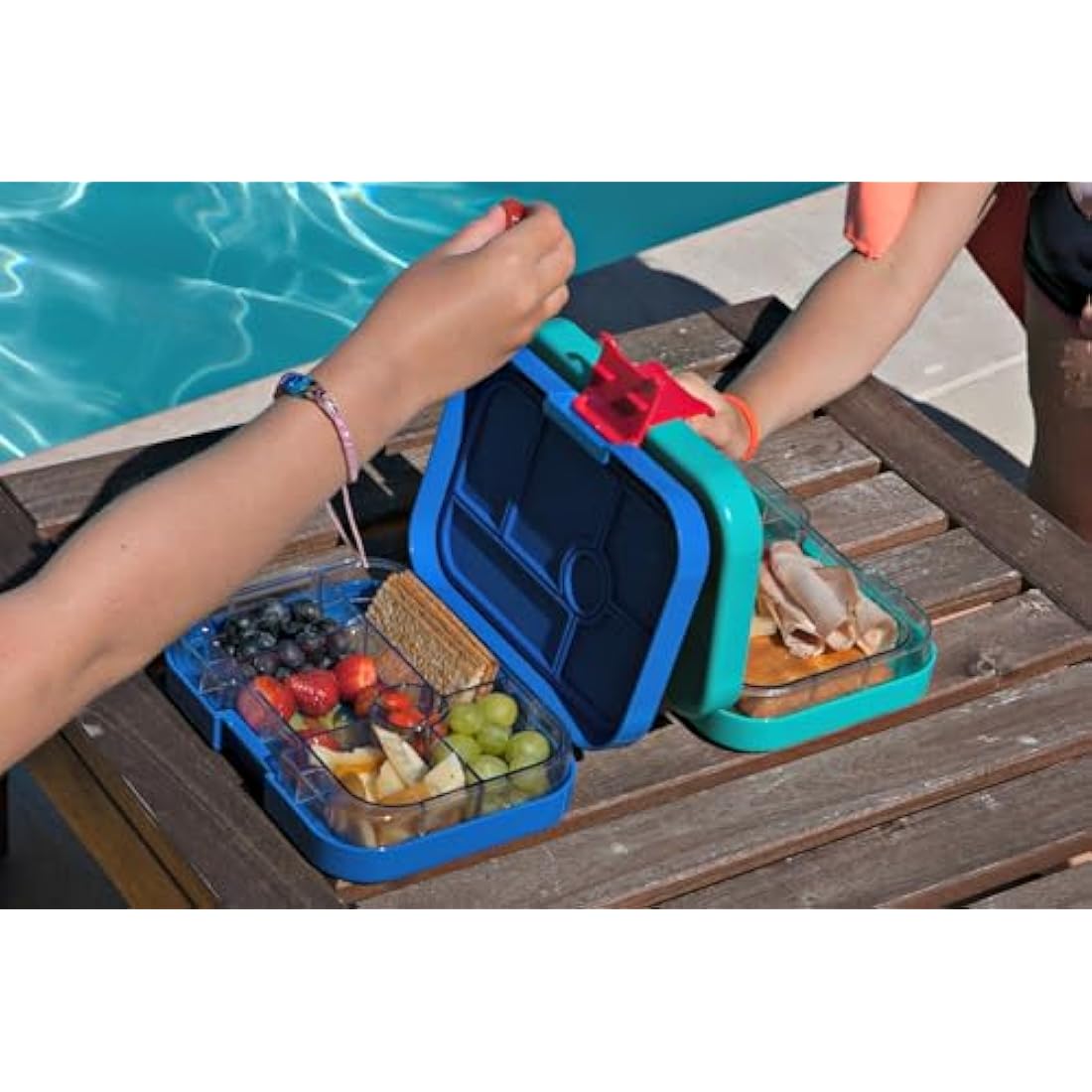 Yumbox Original Leakproof Kids Bento Lunch Box | 5-Compartment Purple