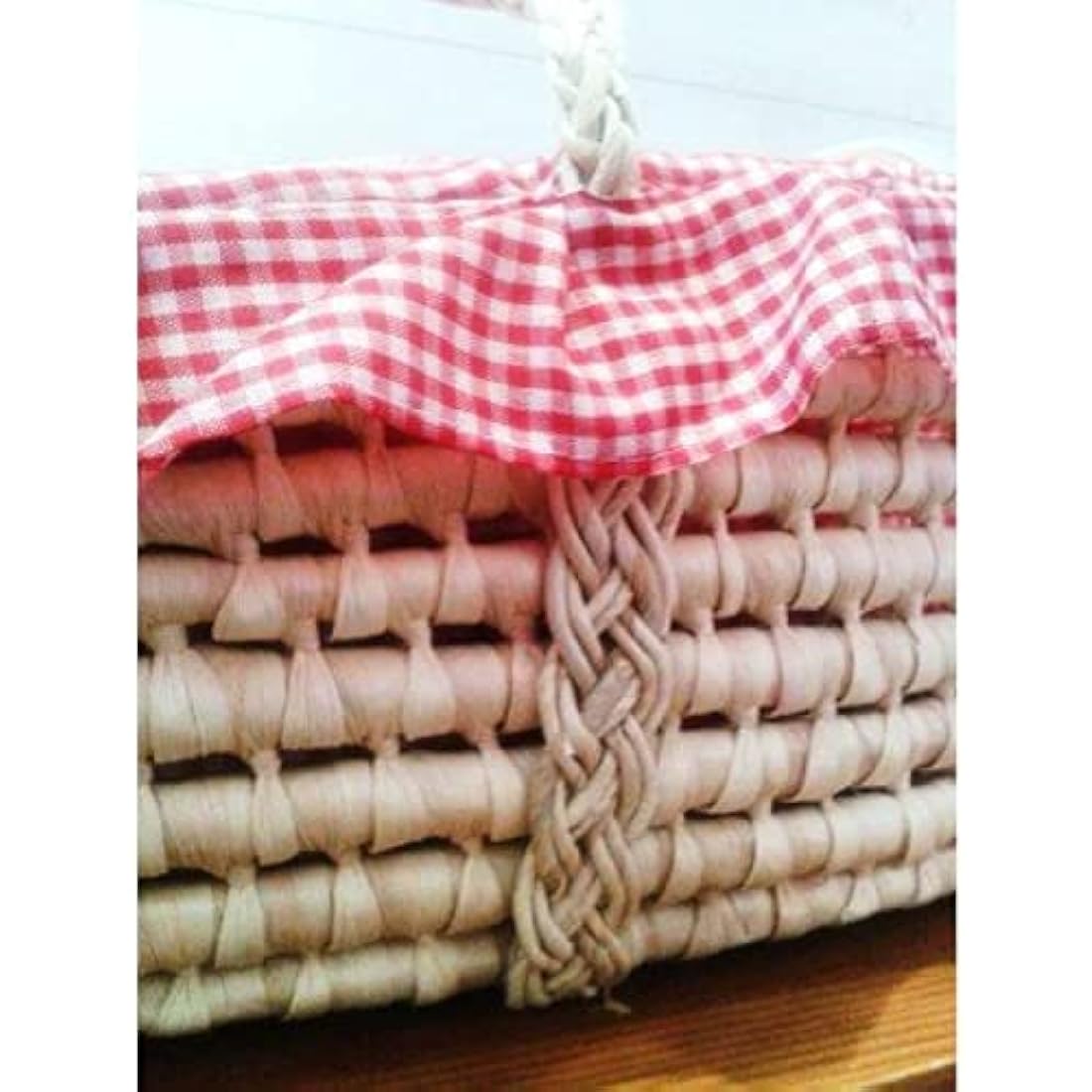 GoKi Dolls Carry Cradle Basket – Red Checkered Doll Carrier Toy