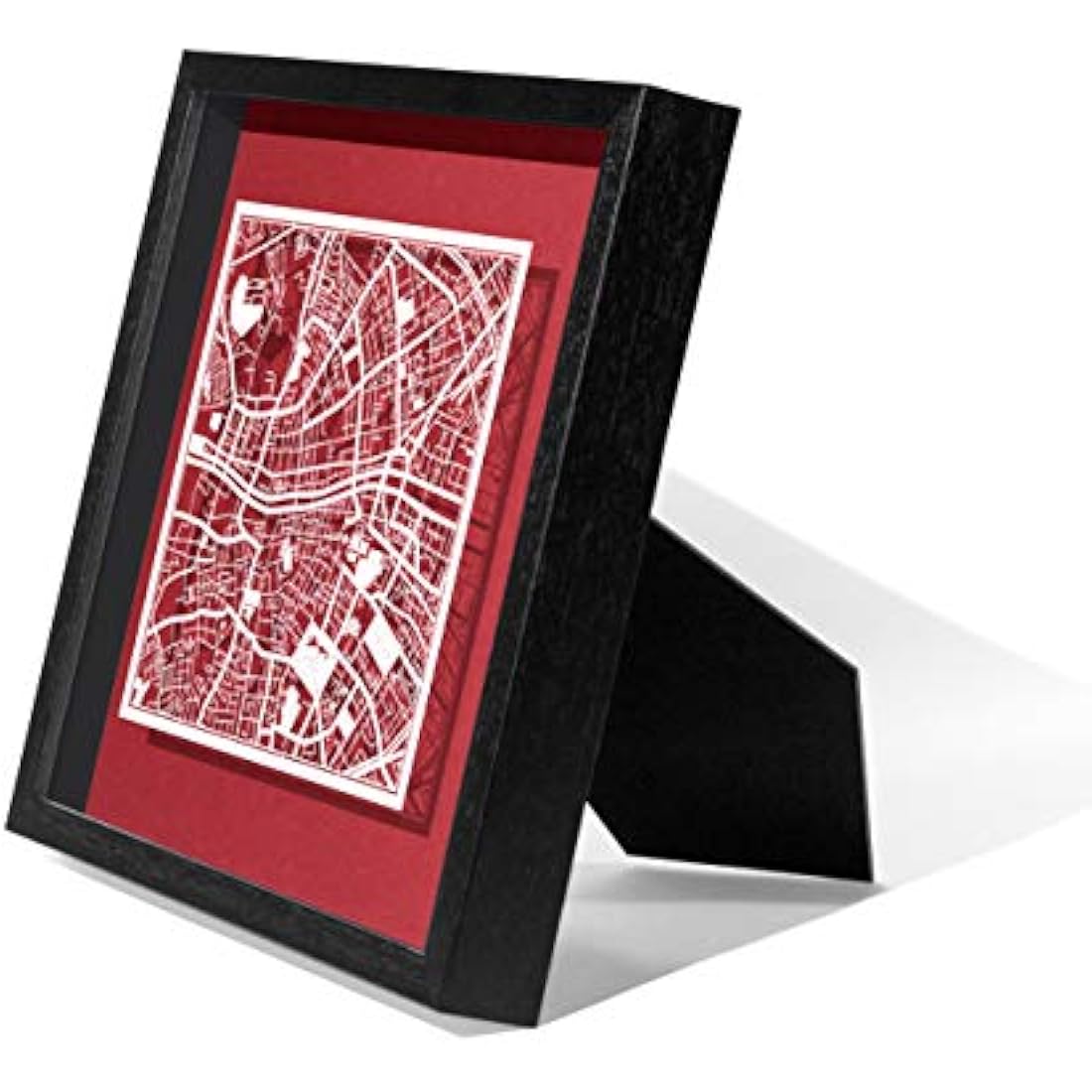 Dublin Marco de Papel para Mapas – Jolof Store Minimalist Paper Art 9x9