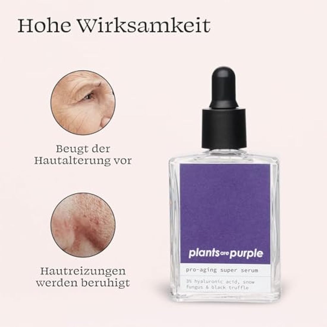 Plants Are Purple Pro-Aging Serum – Hyaluronic Acid & Vitamin C Face Serum