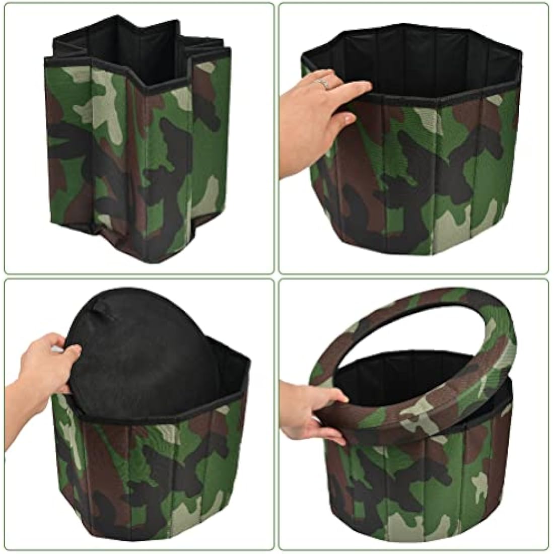 CENBEN Foldable Camping Toilet | Portable Outdoor Potty with Sponge Cushion