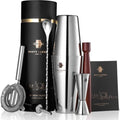 Rusty Barrel Bloomsbury Cocktail Making Kit – 8-Piece Stainless Steel Set